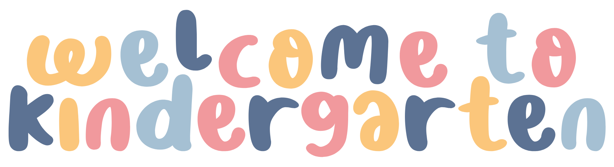 Welcome to Kindergarten Banner