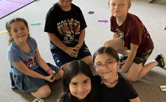 2nd grade kids in music